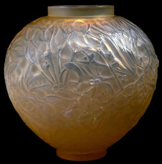Rene Lalique Vase Gui