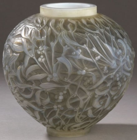 Rene Lalique Vase Gui
