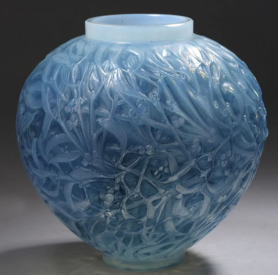 Rene Lalique Vase Gui