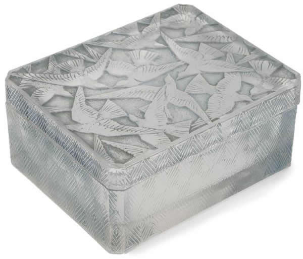Rene Lalique Box Hirondelles