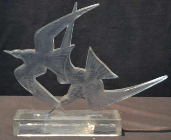 Rene Lalique Hirondelles Table Decoration