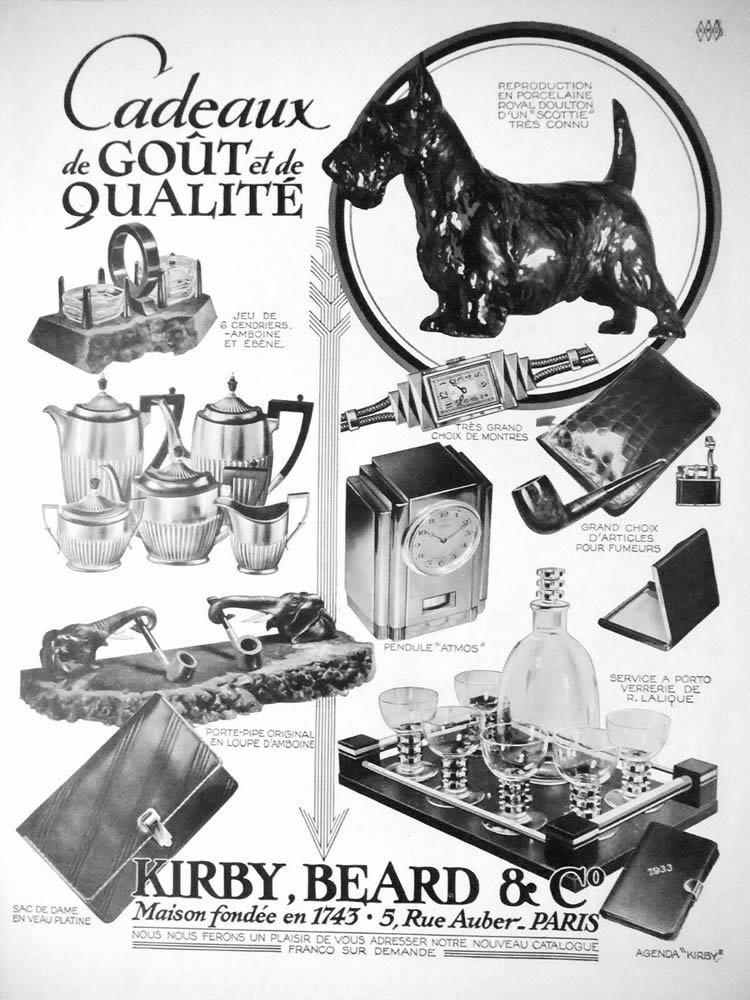 Rene Lalique Kirby Beard & Co. 1932 Magazine Ad