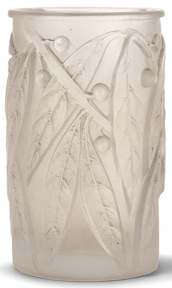 Rene Lalique Vase Laurier