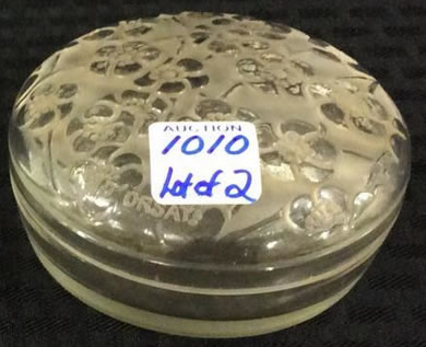 Rene Lalique Powder Box Le Lys