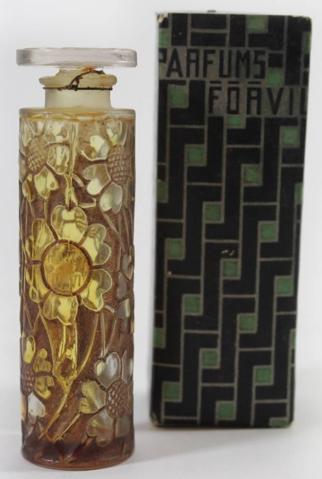Rene Lalique Perfume Bottle Les Cinq Fleurs