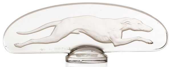 Rene Lalique Hood Ornament Levrier
