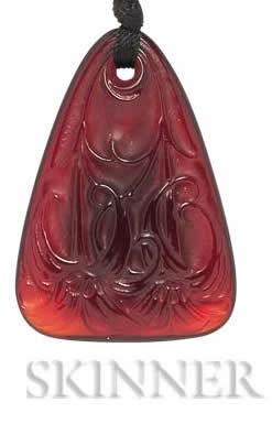 Rene Lalique Pendant Lys