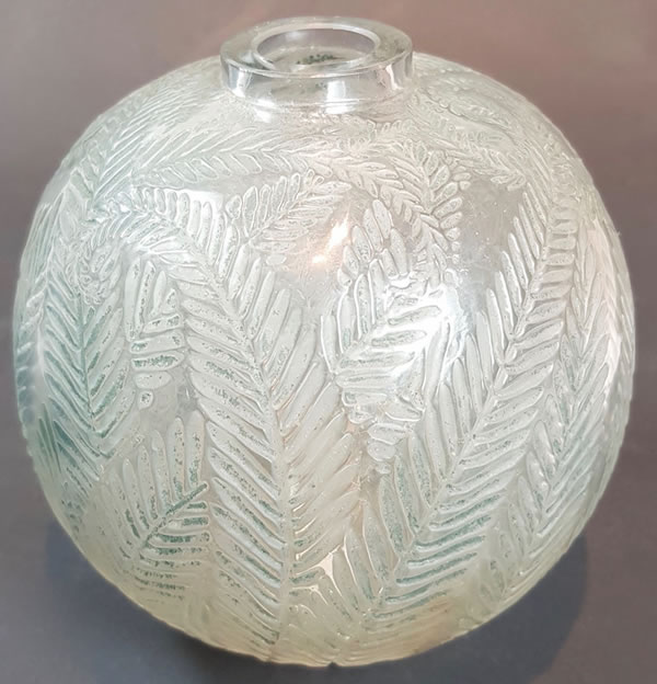 Rene Lalique Vase Palmes