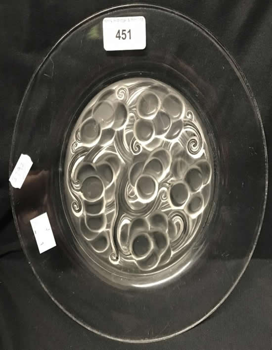Rene Lalique Plate Marienthal