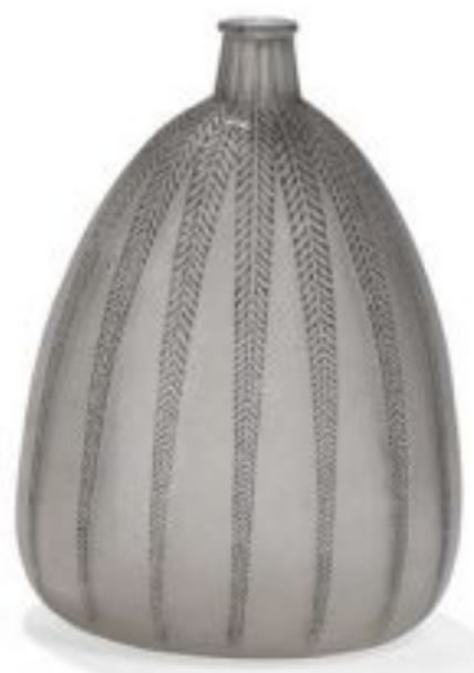 Rene Lalique Vase Mimosa