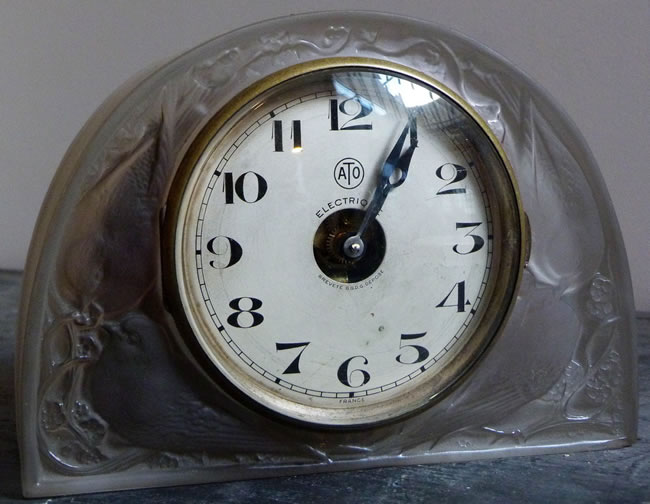 Rene Lalique Pendule Moineaux