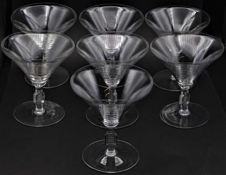Rene Lalique Glass Monogramme