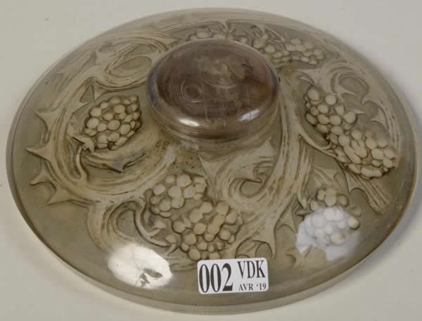 Rene Lalique Inkwell Mures