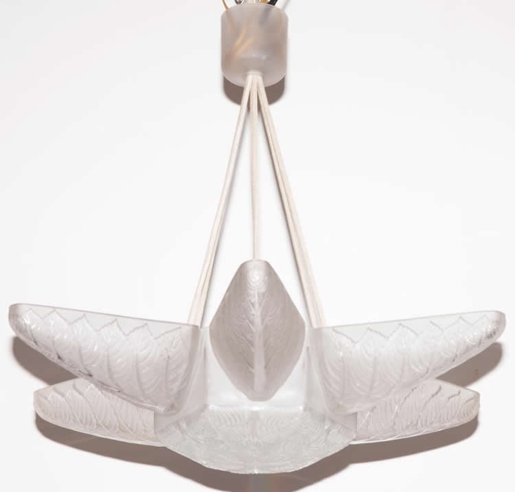Rene Lalique Chandelier Noisetier