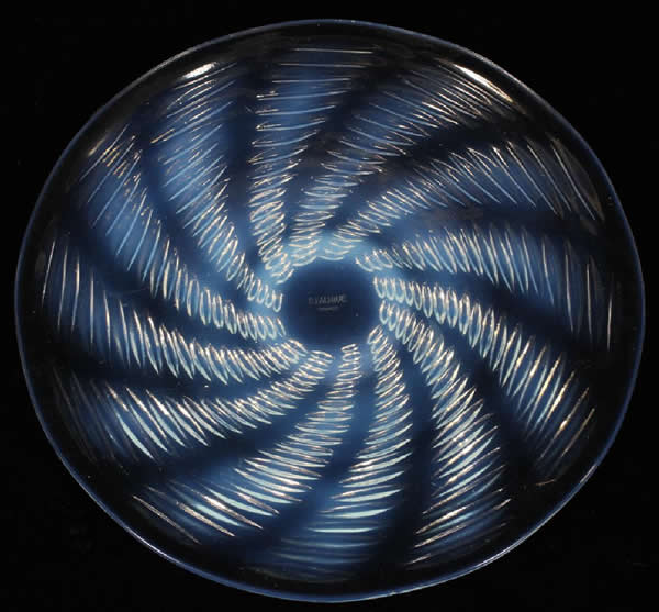 Rene Lalique Plate Ondes