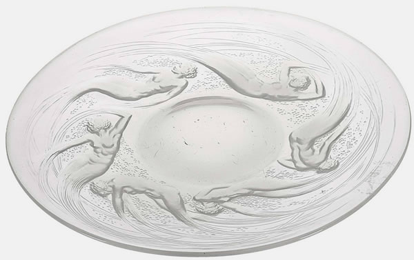 Rene Lalique Plate Ondines