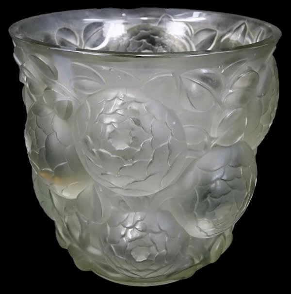 Rene Lalique Vase Oran