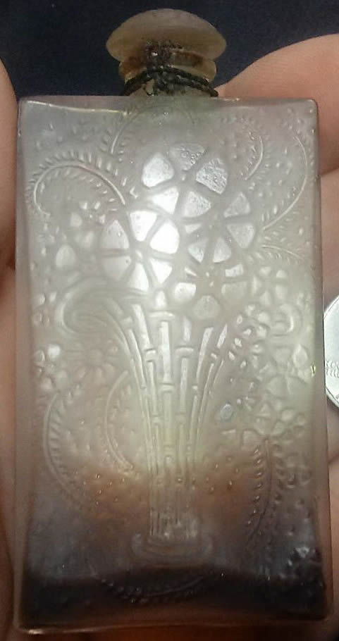 Rene Lalique Perfume Bottle Orchis
