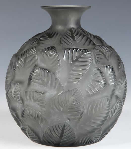 Rene Lalique Vase Ormeaux