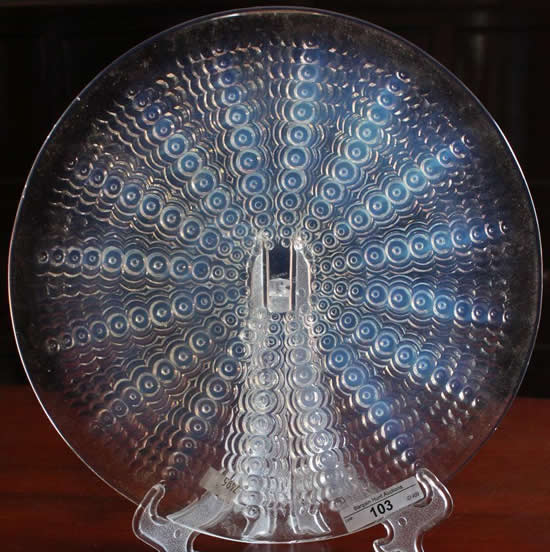 Rene Lalique Plate Oursins