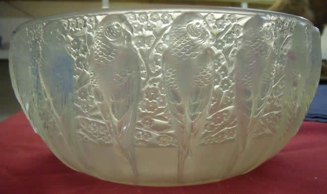 Rene Lalique Bowl Perruches
