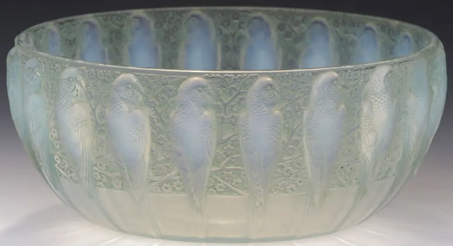 Rene Lalique Bowl Perruches
