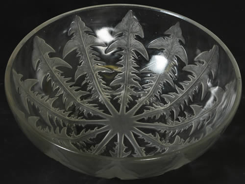 Rene Lalique Bowl Pissenlit