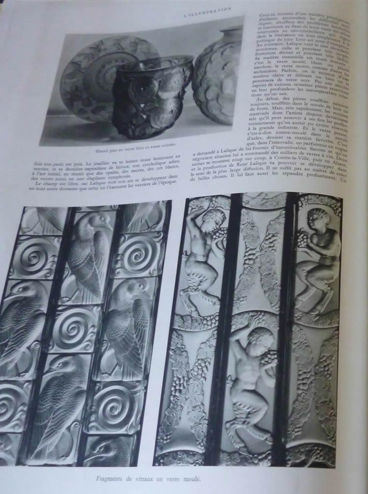 Rene Lalique L'Illustration June 11 1932 Magazine