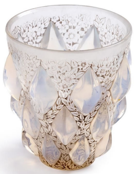 Rene Lalique Vase Rampillon