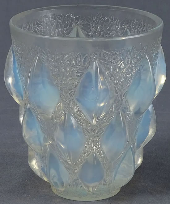 Rene Lalique Vase Rampillon