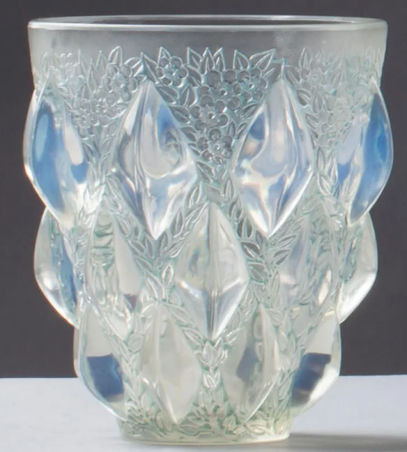 Rene Lalique Vase Rampillon