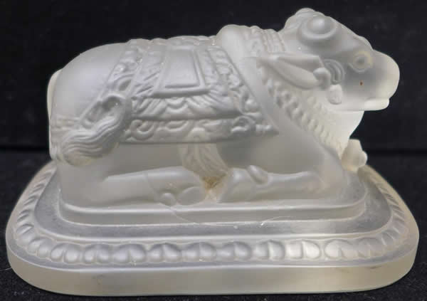Rene Lalique Paperweight Sacred Bull