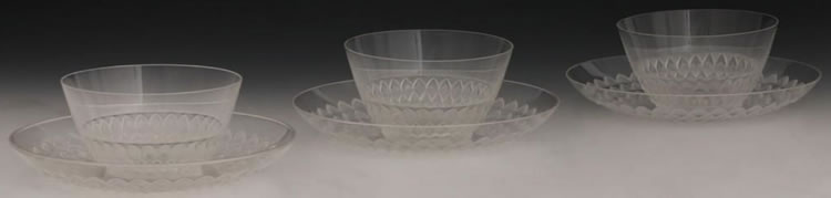 Rene Lalique Tableware Saint-Cyr