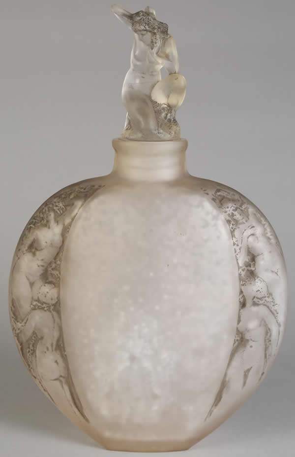 Rene Lalique Vase Sirenes Avec Bouchon Figurine