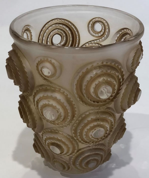 Rene Lalique Vase Spirales