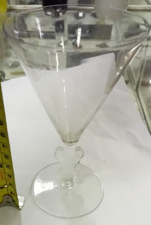 Rene Lalique Wine Glass Strasbourg