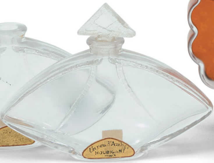 Rene Lalique Perfume Bottle Un peu d'Ambre