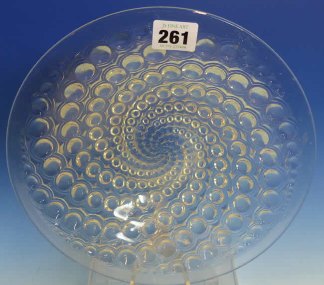 Rene Lalique Coupe Ouverte Volutes