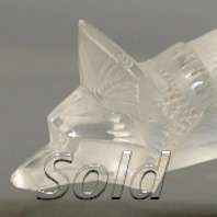 Rene Lalique Fox Car Mascot Close-Up Of Head