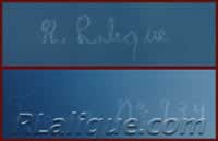 Fake R Lalique  Signature - Forged R Lalique Signature