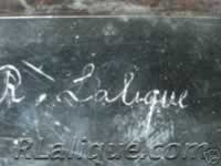 Fake R Lalique  Signature - Forged R Lalique Signature