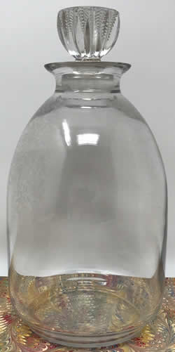 Alger Lalique France Cystal Decanter