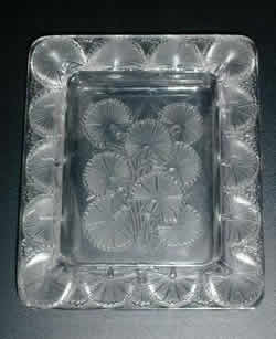 Bluets Lalique France Crystal Ashtray