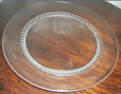 Bourgueil Lalique France Crystal Modern Plate