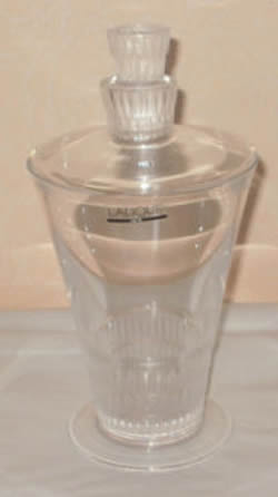 Bourgueil Lalique France Crystal Modern Decanter