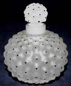 Cactus Lalique France Crystal Modern Perfume Bottle