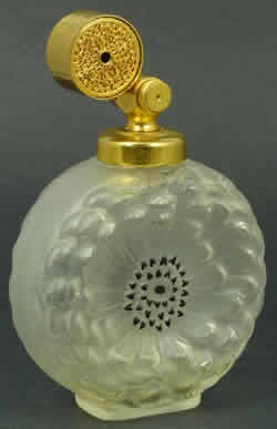 Dahlia Lalique France Modern Crystal Atomizer