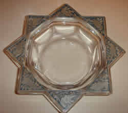 Fauvettes Lalique France Crystal Modern Ashtray