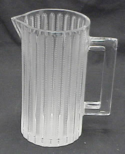 Jaffa Lalique France Crystal Modern Pitcher
