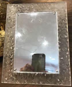 Lys Lalique France Modern Crystal Frame